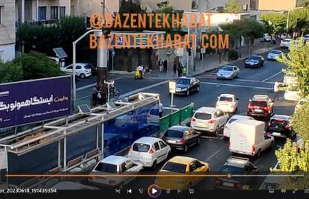 اسکورت رئیس جمهور ازبکستان در خیابان‌های تهران