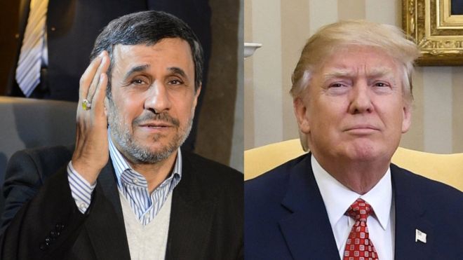  احمدی‌نژاد به ترامپ نامه نوشت+ متن نامه 
