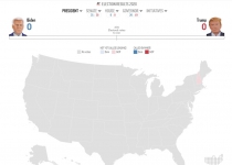 نمایش آنلاین نتایج انتخابات ریاست جمهوری آمریکا، کلیک کنید