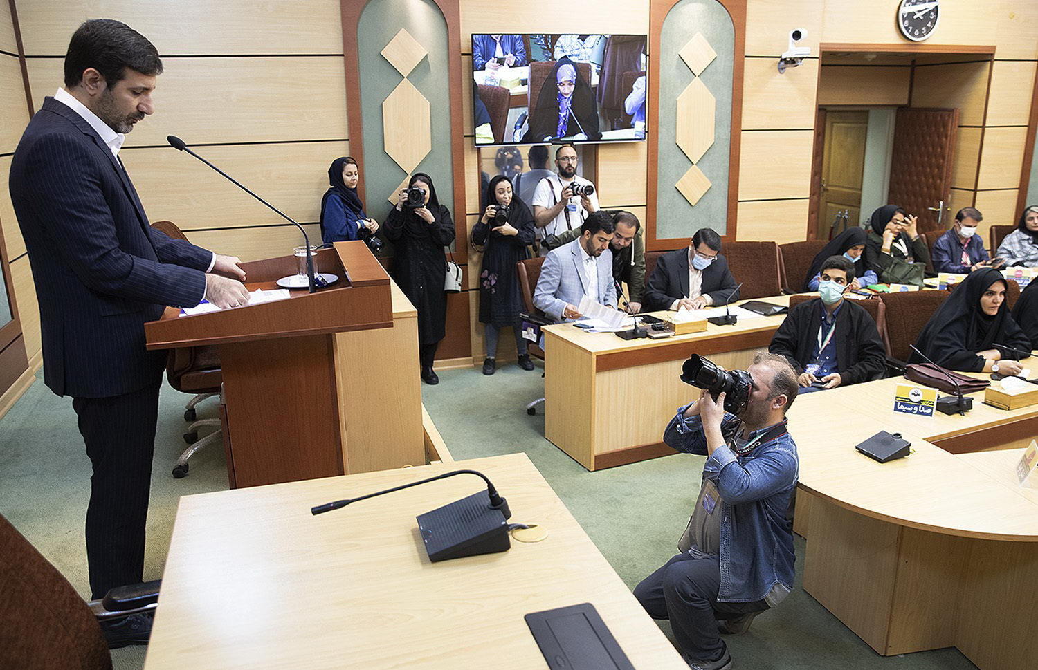 گزارش تصویری از آخرین جلسه سخنگوی شورای نگهبان با اصحاب رسانه