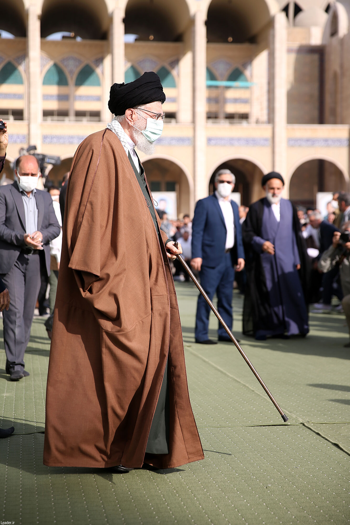 گزارش تصویری از برگزاری نماز عید فطر به امامت آیت الله خامنه‌ای در مصلی تهران