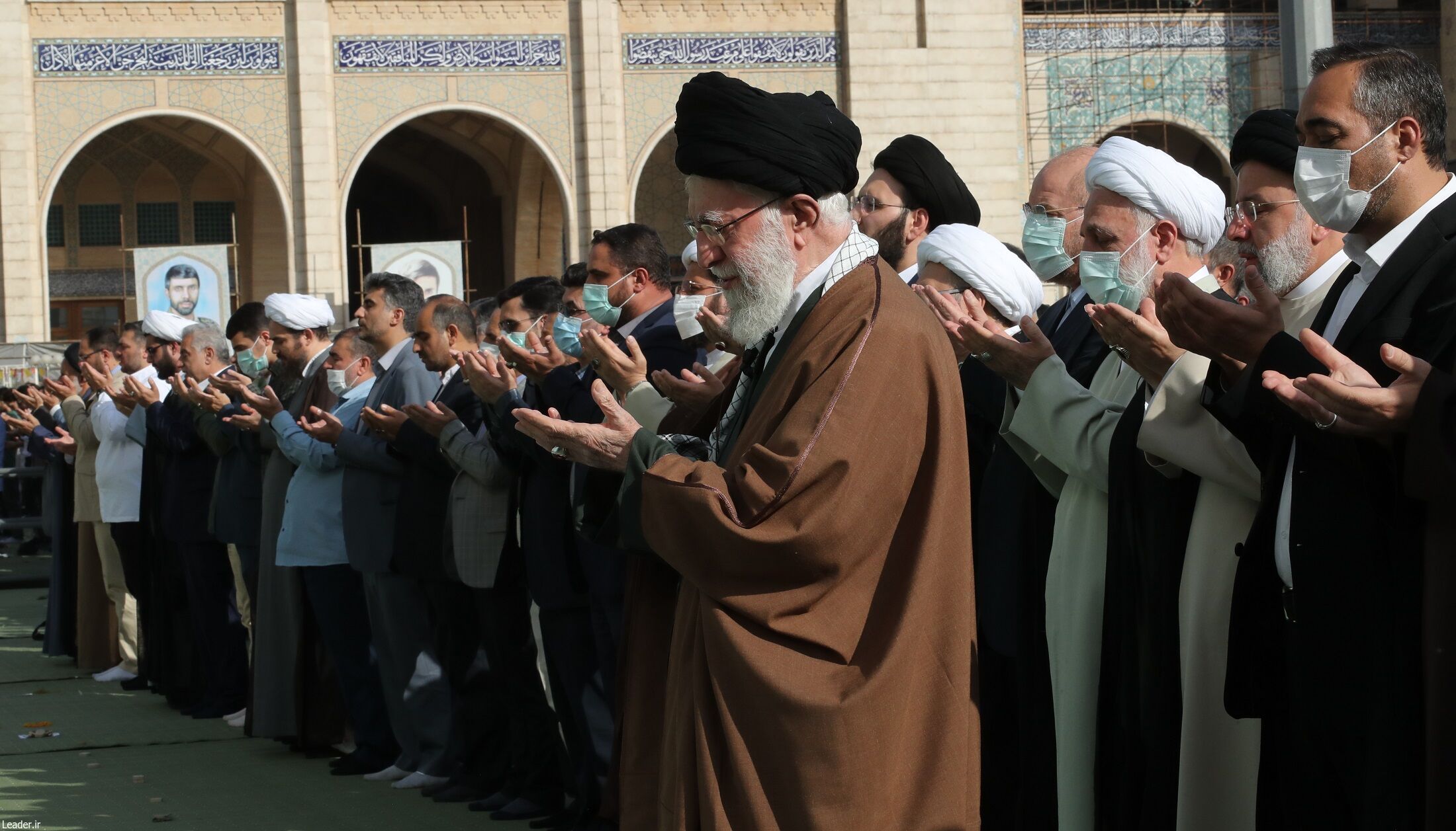 گزارش تصویری از برگزاری نماز عید فطر به امامت آیت الله خامنه‌ای در مصلی تهران