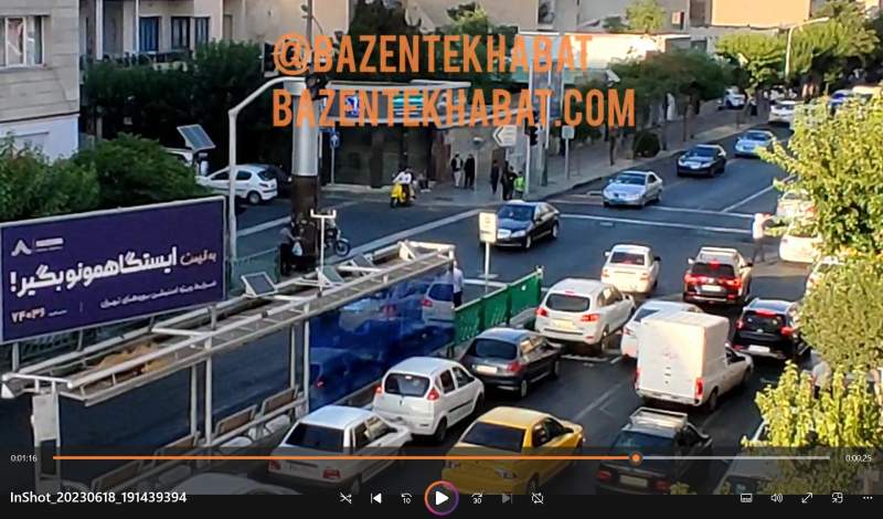 اسکورت رئیس جمهور ازبکستان در خیابان‌های تهران