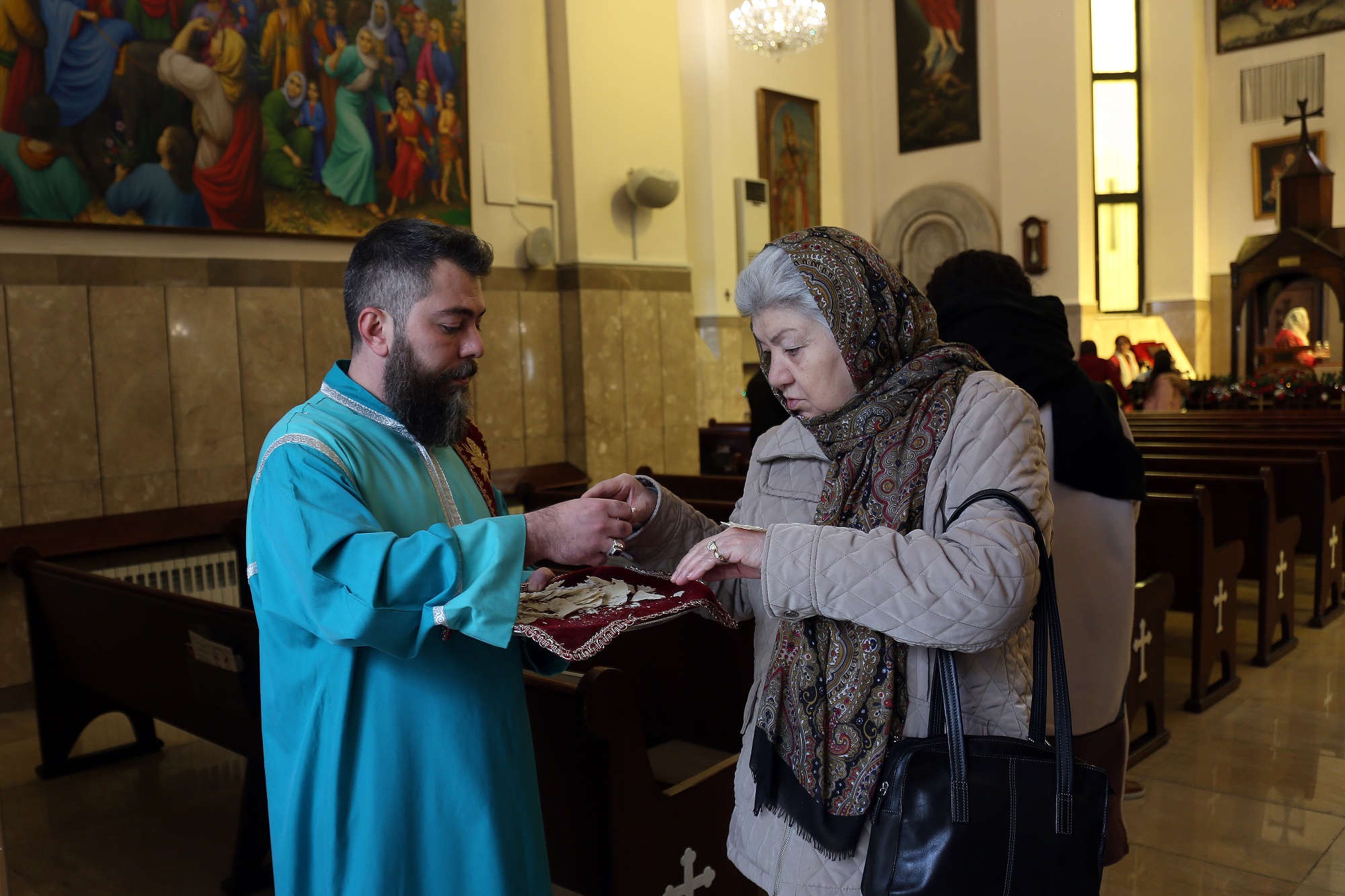 گزارش تصویری از مراسم تولد و غسل تعمید عیسی مسیح (ع) در کلیسا مقدس گریگور تهران - عکاس: فاطمه ( آزاده) حلوایی