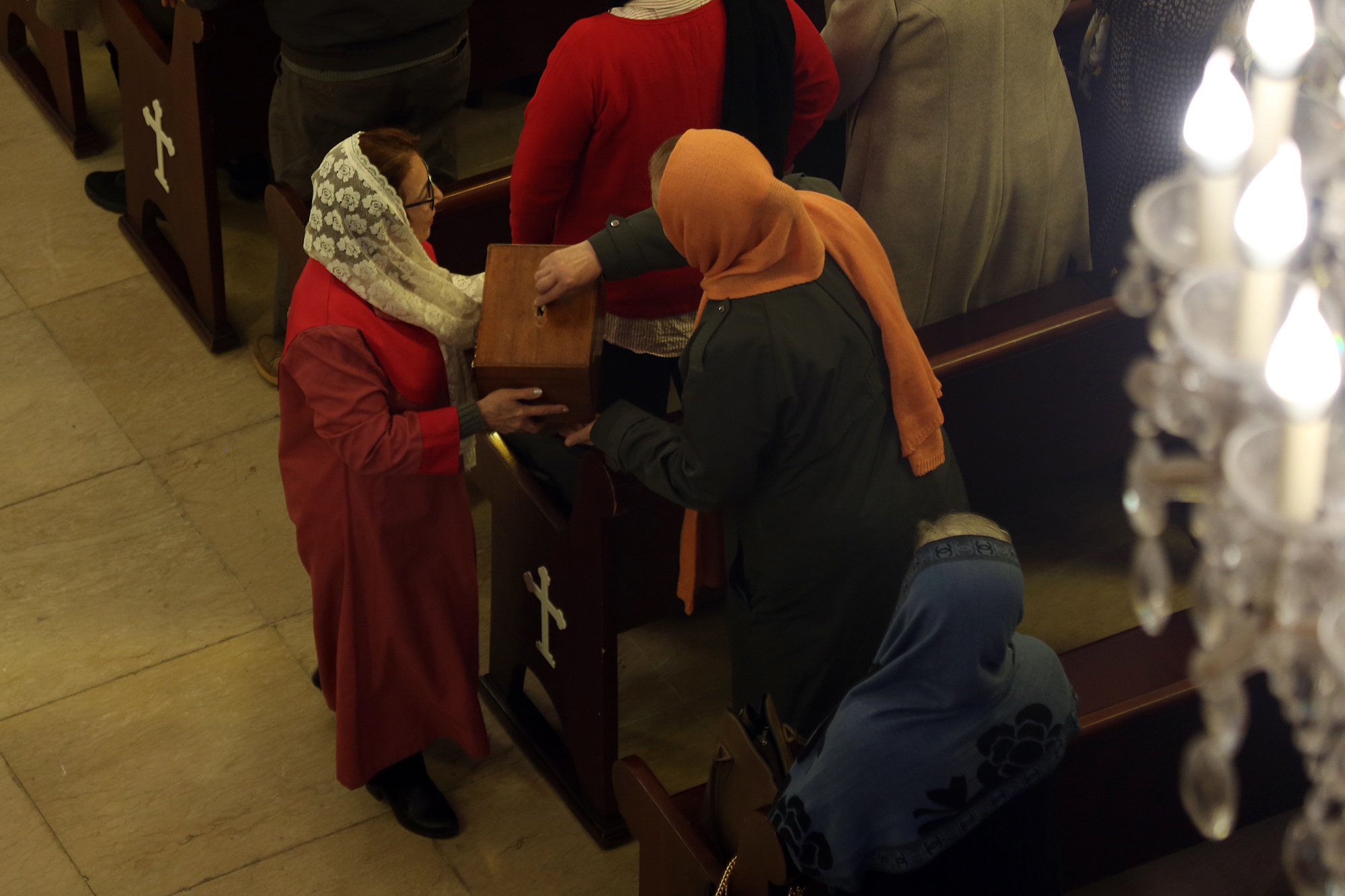 گزارش تصویری 2- از مراسم تولد، غسل تعمید عیسی مسیح (ع)  و حضور بابا نئول در کلیسا مقدس گریگور تهران - عکاس: فاطمه ( آزاده) حلوایی