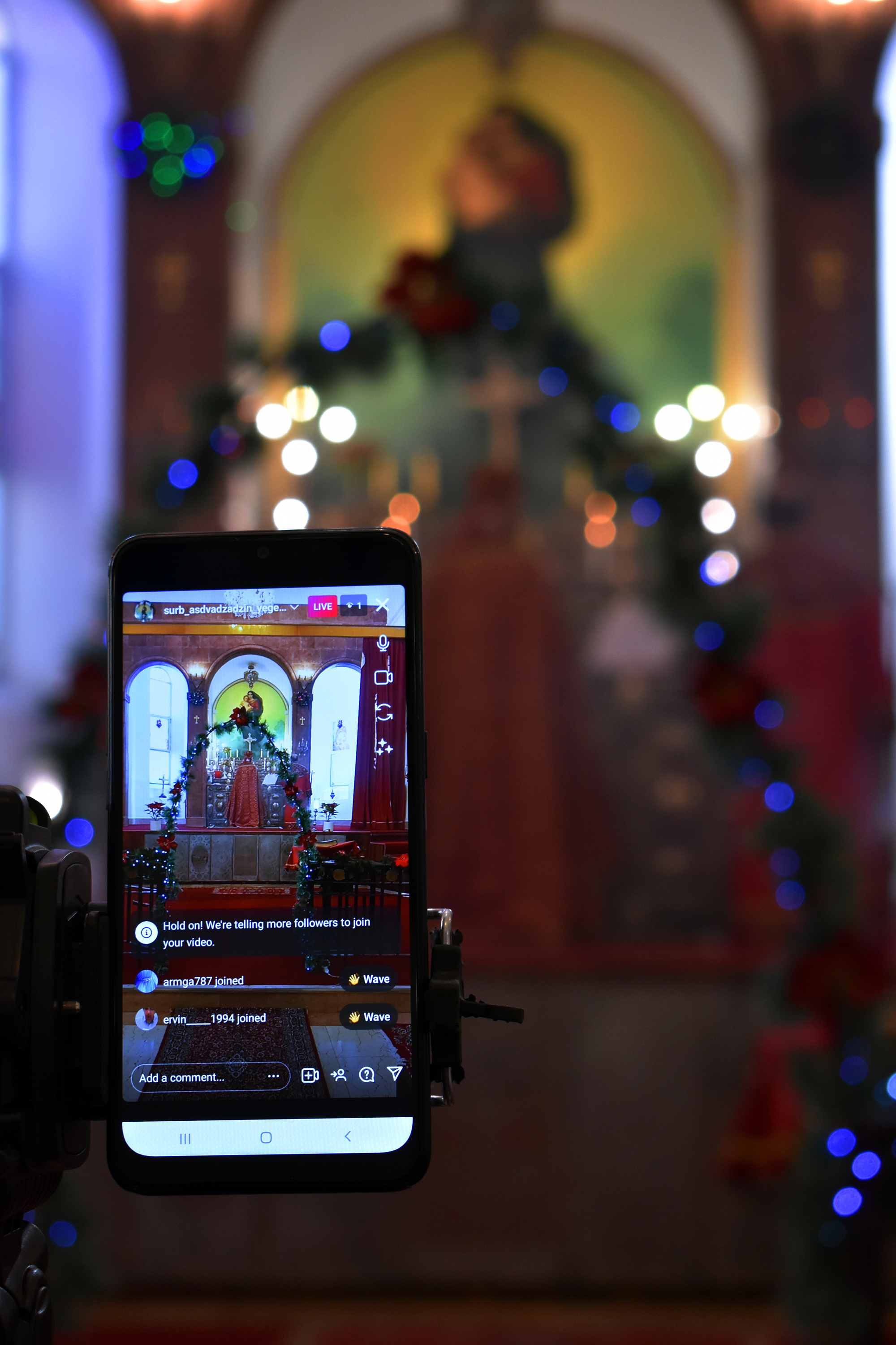 جشن میلاد مسیح در کلیسای مریم مقدس - عکاس فاطمه حلوایی- مجید قاضی پور- خبرنگار-majid ghazipour - fateme halvaei